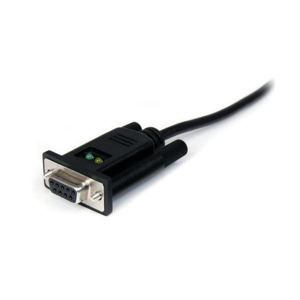 （まとめ）StarTech.com USB-RS232C シリアル変換クロスケーブル 1.7m USB Type A オス-D Sub 9ピン メス ブラックICUSB232FTN 1本 〔×3セット〕(代引不可)｜luckytail2｜02