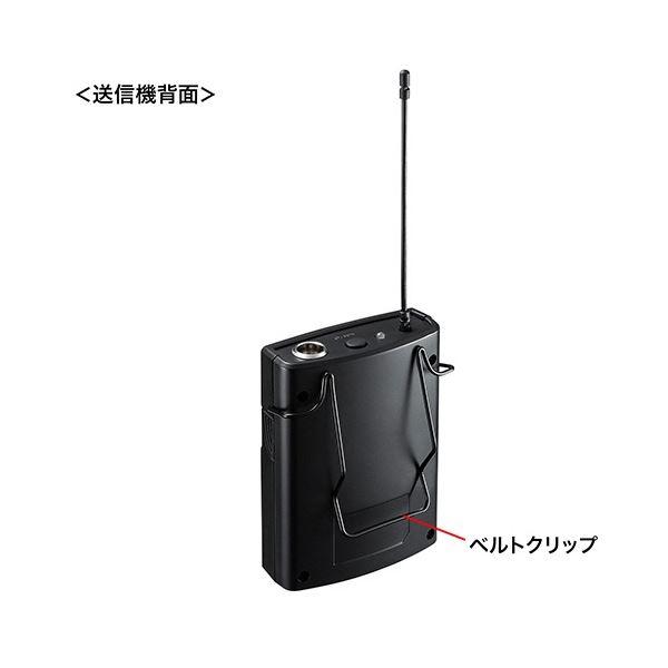 トラストサンワサプライ ワイヤレスピンマイク MM-SPAMP8WPM 1個