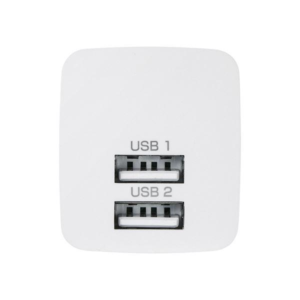 サンワサプライ USB充電器(2ポート・合計2.4A・ホワイト) ACA-IP44W(代引不可)｜luckytail2｜04