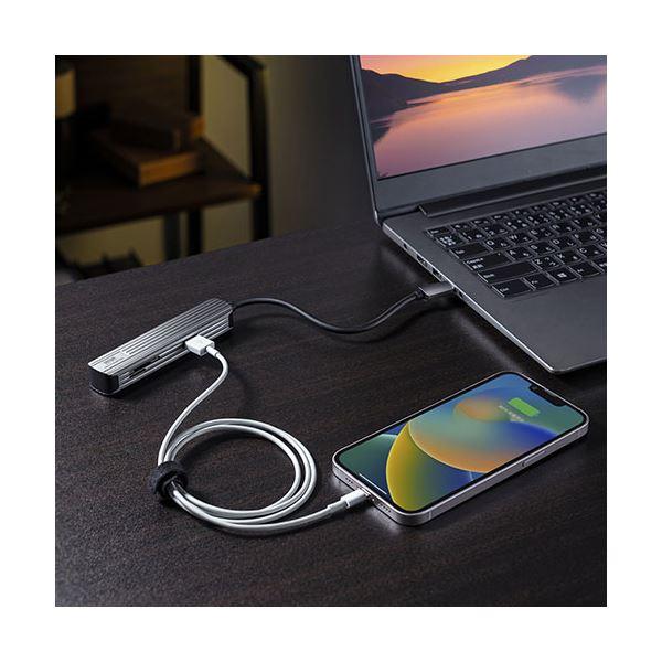 サンワサプライ USB Type-Cマルチ変換アダプタ（HDMI+カードリーダー付） USB-3TCHC5S(代引不可)｜luckytail2｜03