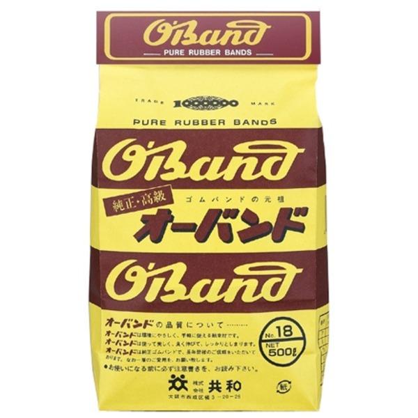 (業務用30セット)　共和　オーバンド　袋入り〕　輪ゴム　500g　〔No.18　天然ゴム使用(代引不可)