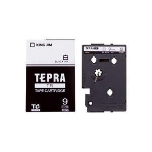 (業務用30セット) キングジム テプラTRテープ TC9S 白に黒文字 9mm(代引不可)