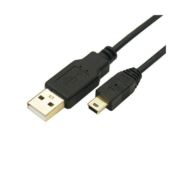 新発売の (まとめ)変換名人 極細USBケーブルAオス-miniオス1.8m USB2A-M5/CA180〔×10セット〕 その他PCケーブル、コネクタ