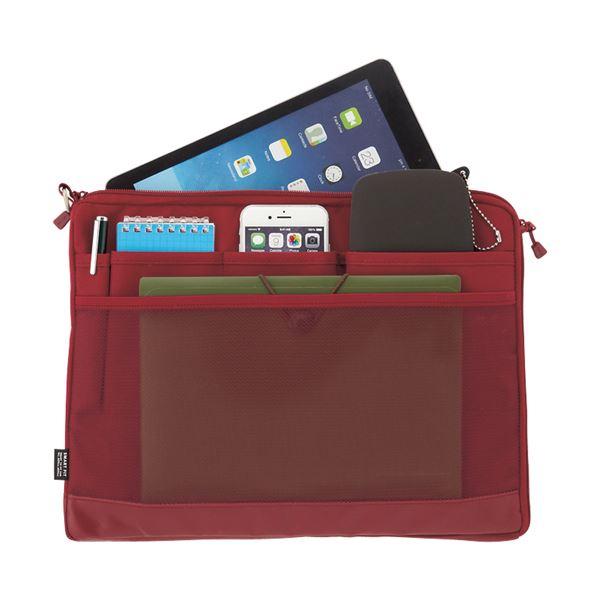 まとめ）リヒトラブ SMART FITACTACT バッグインバッグ (ヨコ型) A4