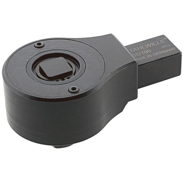 STAHLWILLE（スタビレー） 735／100 トルクレンチ差替ヘッド（ラチェット） （58250100）(代引不可)