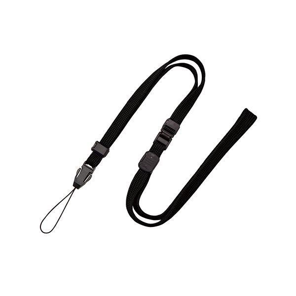 （まとめ） オープン工業 ストラップ 脱着マツバ付 900mm 黒 〔×20セット〕(代引不可)