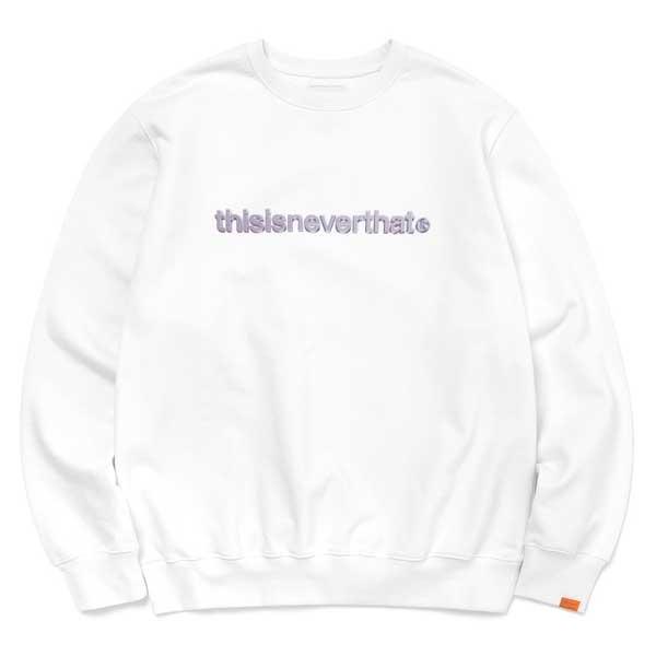 正規品 Thisisneverthat ディスイズネバーザット Tn21ssw003 3dロゴクルーネックトレーナー ホワイト M Ds 人気オススメ商品が安い店よしお 通販 Yahoo ショッピング 海外最新 Www Kingfishswimming Com