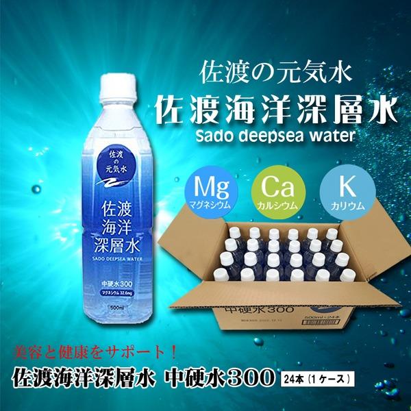 佐渡海洋深層水 中硬水300 500ml 〔×24本セット〕(代引不可)｜luckytail3｜02