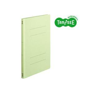 （まとめ）TANOSEE フラットファイル バインダー 2穴 〔スタンダードカラー〕A4タテ 150枚収容 緑 10冊入×20パック(代引不可)
