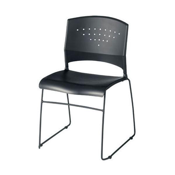 ジョインテックス 会議椅子(スタッキングチェア/ミーティングチェア) 肘なし GK-N10 〔完成品〕(代引不可)