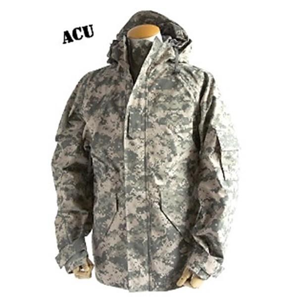 アメリカ軍 ECWC S-1ジャケット／パーカー 〔 Lサイズ 〕 透湿防水素材 JP041YN ブラック 〔 レプリカ 〕 代引不可