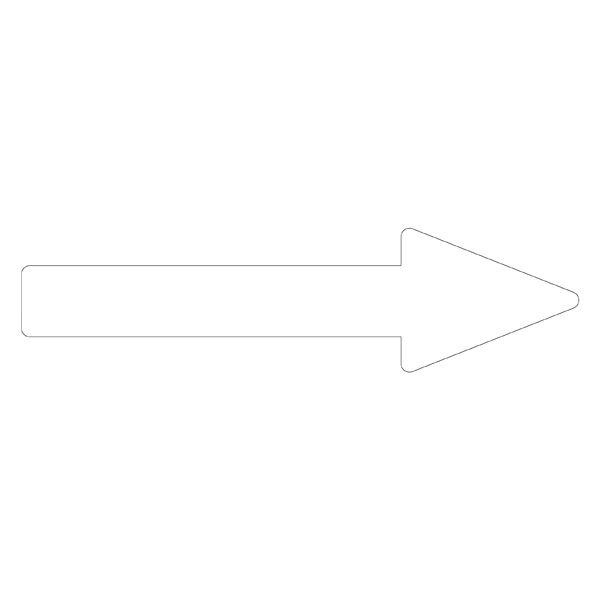 最旬ダウン →(白) 配管識別方向表示ステッカー 貼矢89 〔10枚1組〕〔代引不可〕 (N9.5) その他安全標識、看板