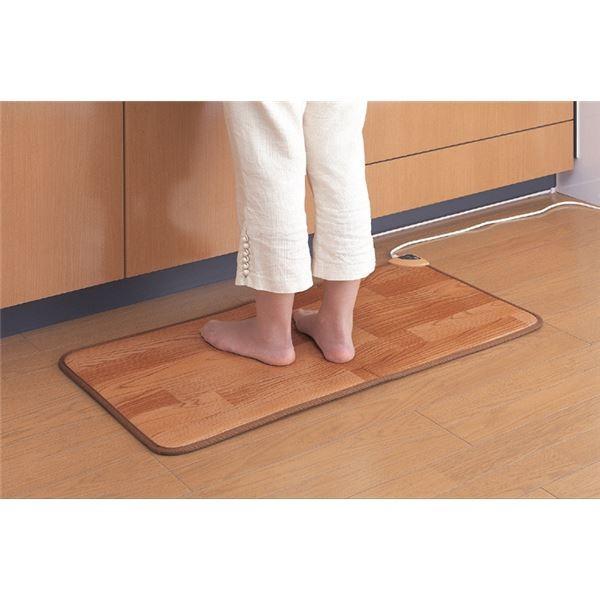 格安 フローリング調 ホットマット キッチンマット 180cm 45cm 長方形 防水 防滑 抗菌 防カビ加工 ワンタッチon Off 日本製 訳ありセール格安 Www Thedailyspud Com