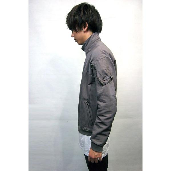JULIUS ジャットネックボマージャケット KHAKIGRAY サイズ1(代引