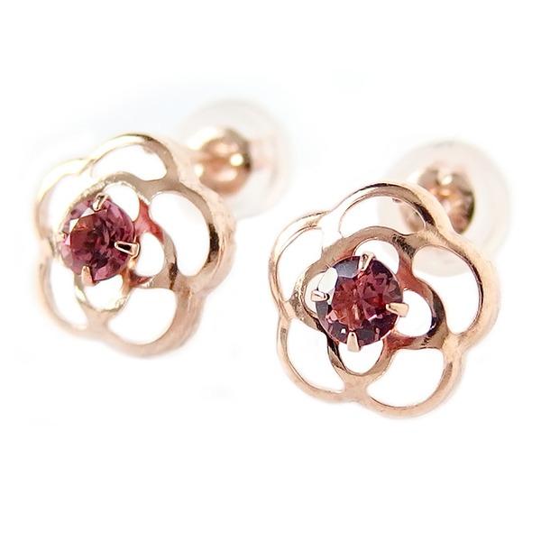 正規激安 ピアス ピンクトルマリン K10 ピンクゴールド 10月 誕生石 フラワーモチーフ 花 スタッド シンプル かわいい フラワー シリコン製ダブルロックキャッチ Ds 良品が 輸入雑貨 幸運のしっぽ 通販 Yahoo ショッピング 安いそれに目立つ Mtkbrasil Com Br