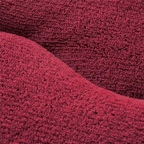 掘りごたつ用 ラグマット/絨毯 【約230cm×230cm ワイン】 正方形 掘りごたつ用 ラグマット/絨毯 〔約230cm×230cm ワイン〕 正方形