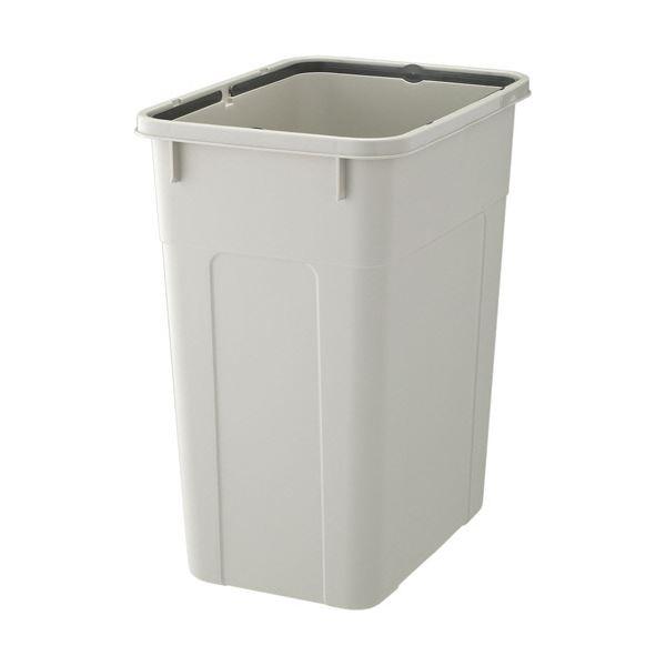 TANOSEE 角ペール 70L 本体 グレー DS-980-513-0 1台（フタ別売）(代引不可)