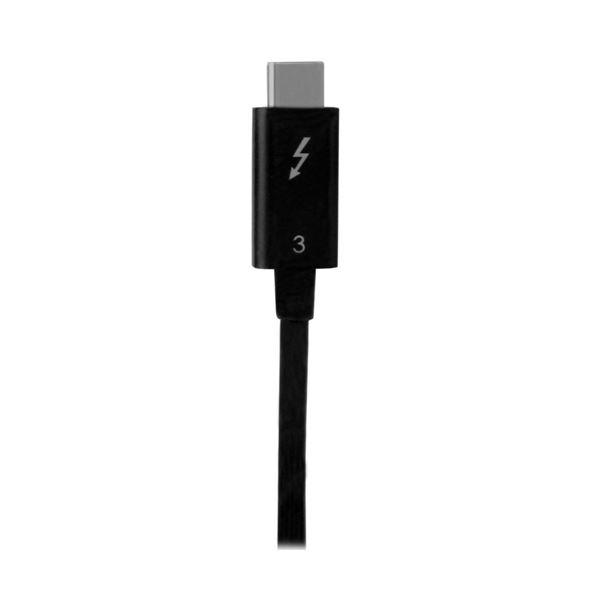 StarTech.com 0.5m Thunderbolt 3 （40Gbps） USB-C ケーブル TBLT34MM50CM 1台(代引不可)｜luckytail｜03