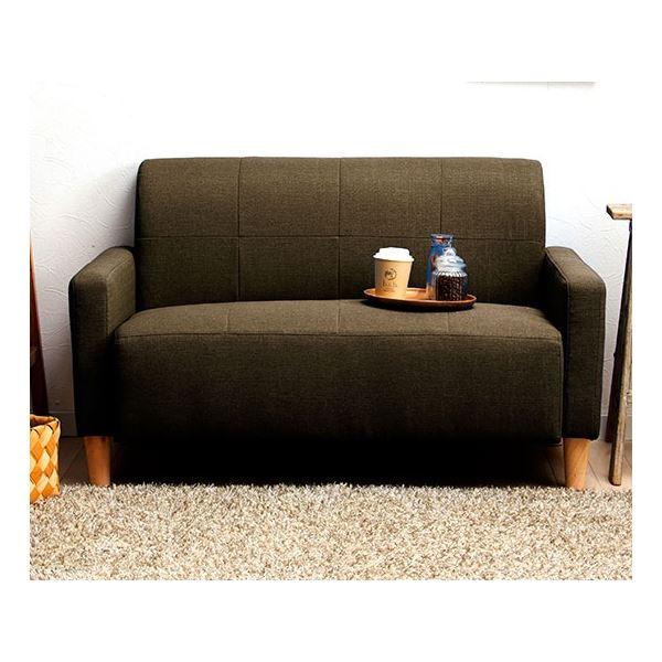 コンパクトソファー ローソファー 2人掛け 家具 インテリア ブラウン 約113 62 68cm 肘付き 組立品 脚付き Mini リビング 約113 62 68cm Ds 輸入雑貨 良品が安い 幸運のしっぽ 組立品 可愛いクリスマスツリーやギフトが