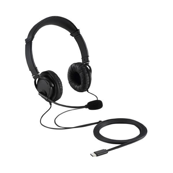 ケンジントン USB-C Hi-Fi Headphones with Mic K97457JP ブラック