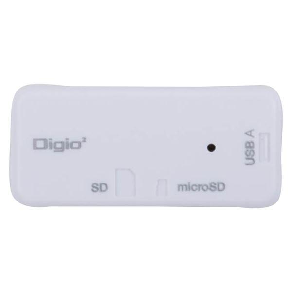 Digio2 USB2.0 Type-C SD-microSDカードリーダーライター CRW-CSD90W ホワイト(代引不可)｜luckytail｜03