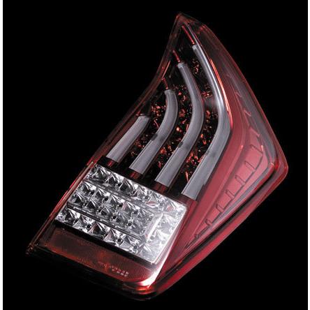 プリウス30 ZVW 30系 前期 後期 ヴァレンティ LEDテールランプ クリア