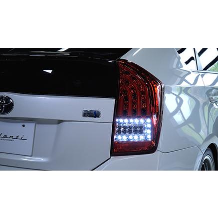 プリウス30 ZVW 30系 前期 後期 ヴァレンティ LEDテールランプ クリア