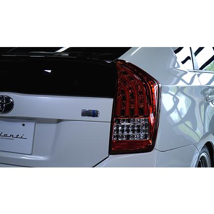 プリウス30 ZVW 30系 前期 後期 ヴァレンティ LEDテールランプ ハーフ