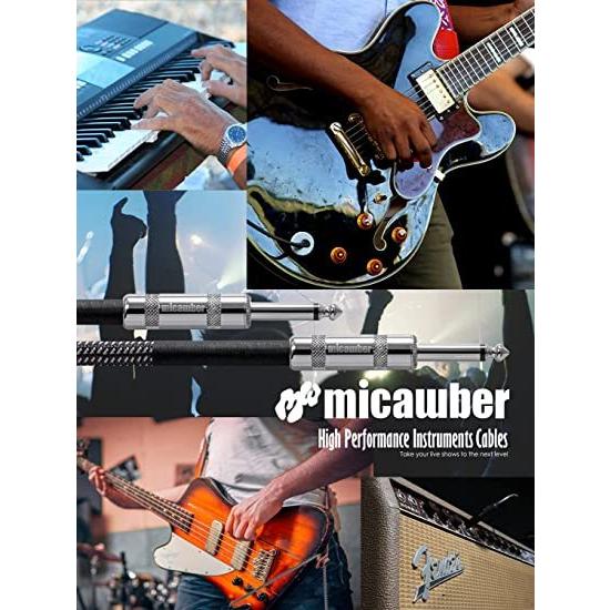 micawber シールド ケーブル S-L 3m ギター ベース キーボード 電子ドラム 国内トッププレーヤー推薦 軽量 ツイード織布｜lucyinthesky｜02
