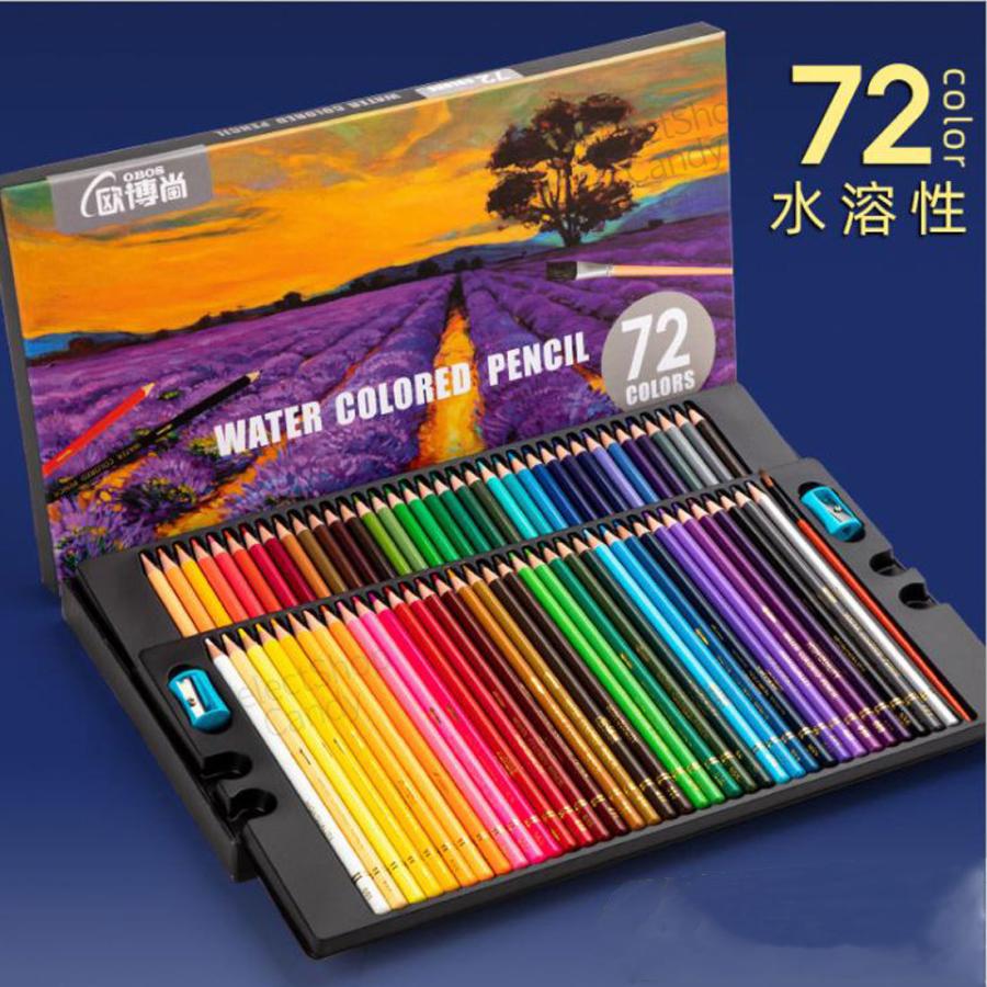 色鉛筆72色セット 油性 水性 色鉛筆 カラーペンシル アート