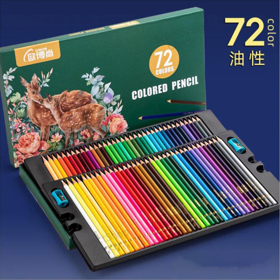 色鉛筆72色セット 油性 水性 色鉛筆 カラーペンシル アート