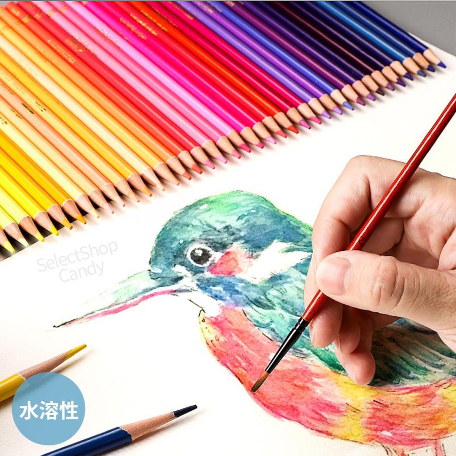 色鉛筆72色セット 油性 水性 色鉛筆 カラーペンシル アート