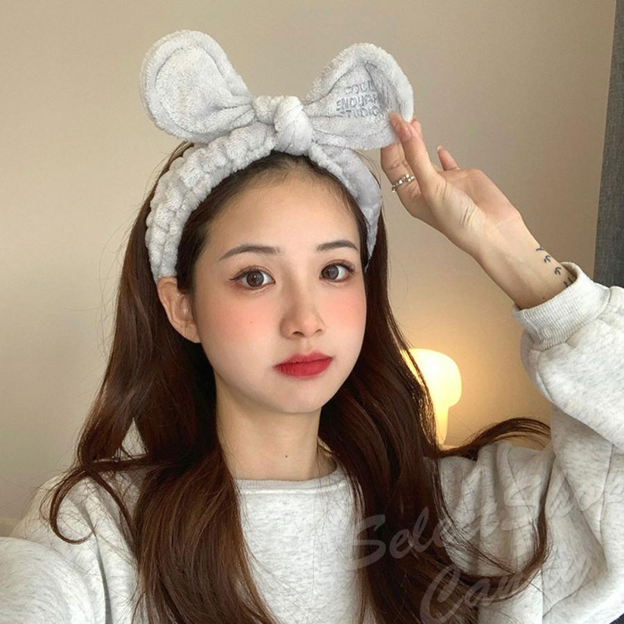 ヘアターバン ヘアバンド タオル生地 タオルバンド キャラクター 伸縮