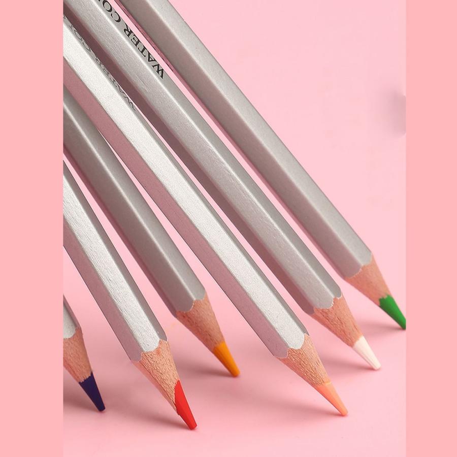 色鉛筆 72色セット えんぴつ 水彩 色彩鉛筆 画材 水彩画 水性 塗り絵