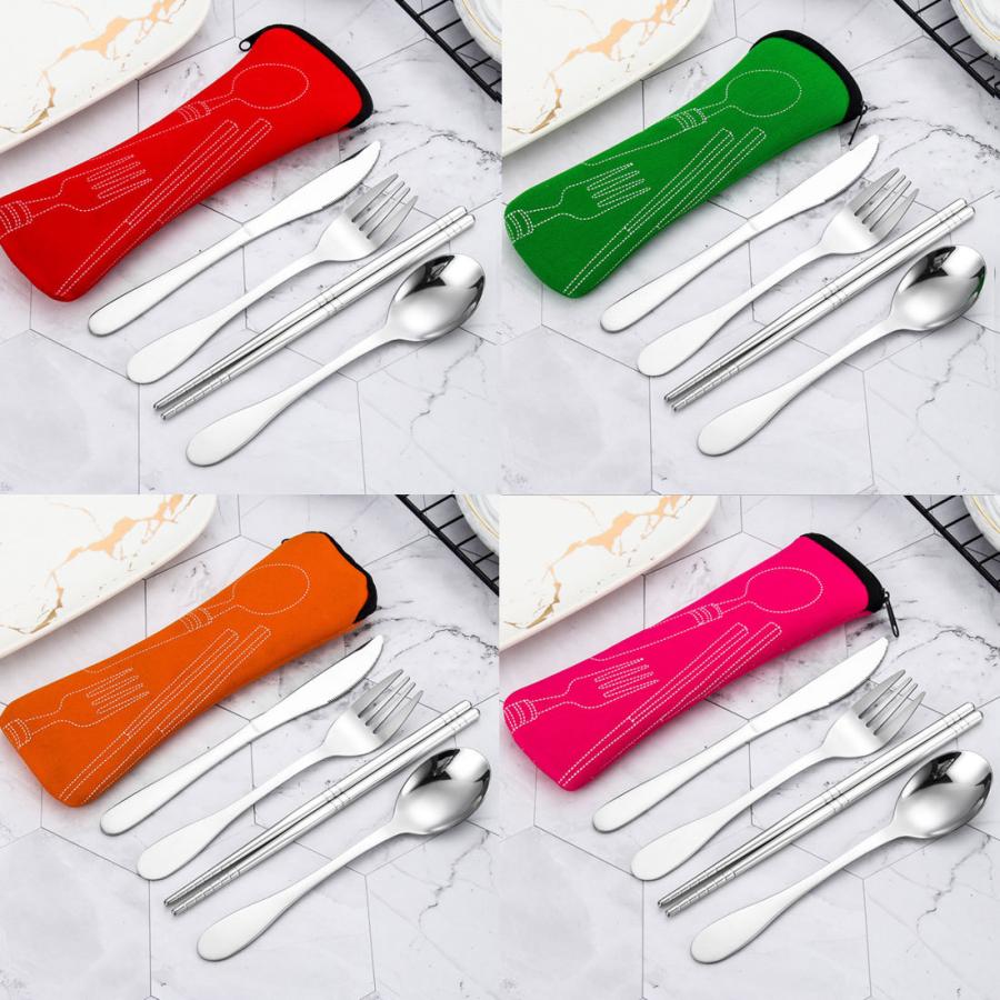 カトラリー アウトドア 食器セット 4点セット フォーク ナイフ