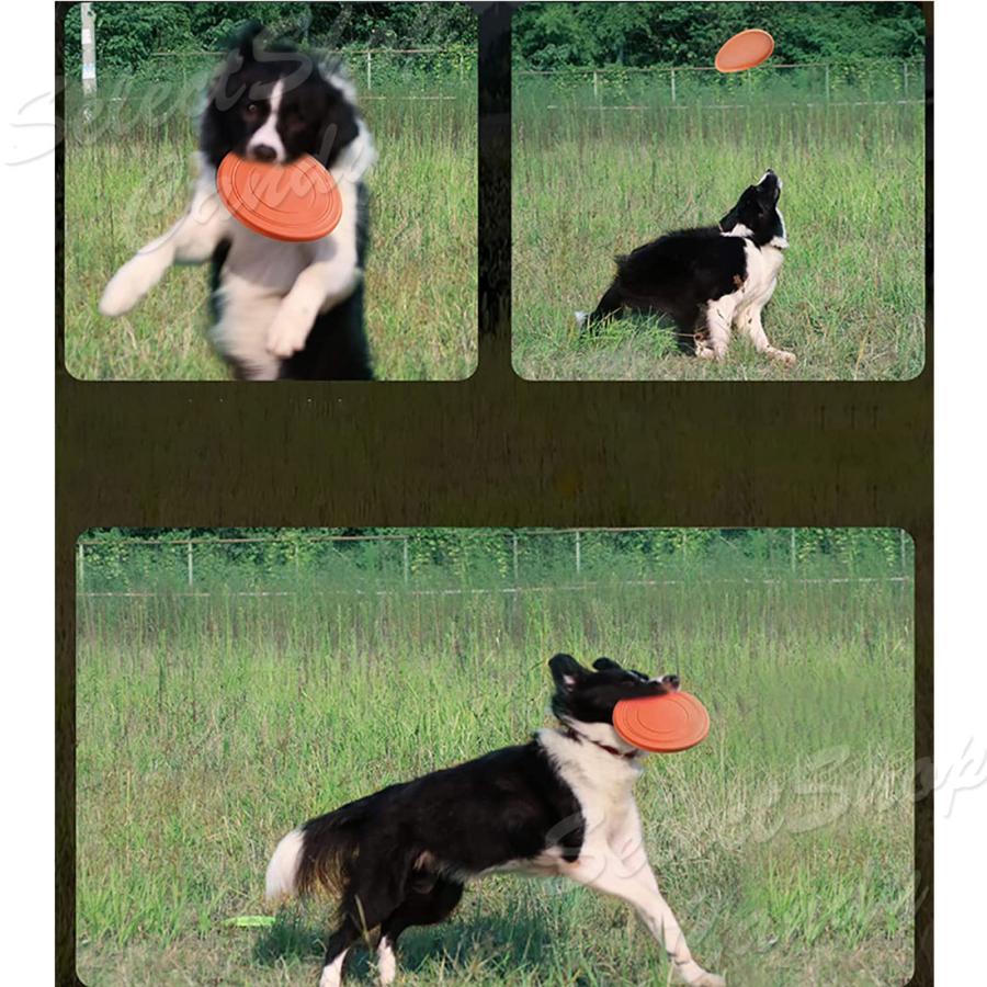 SALE中 フリスビー 柔らかい 犬用 ペット用 ソフト おもちゃ ペット