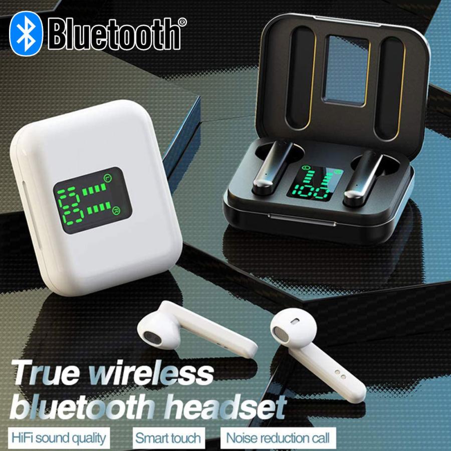 送料無料 高音質 ワイヤレスイヤホン Bluetooth 5.0 LEDディスプレイ付き イヤホン iPhone android ブルートゥース  ヘッドセット LSF-047 :LSF-047:セレクトショップルーダス - 通販 - Yahoo!ショッピング