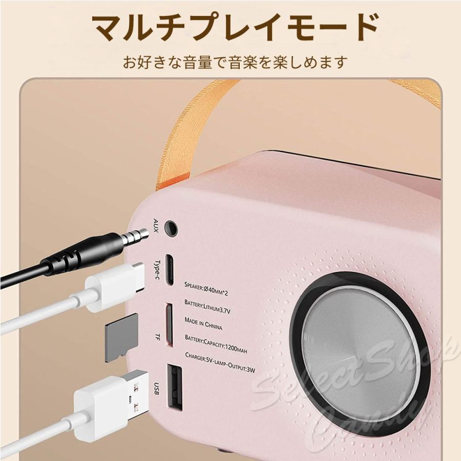 木製レトロ Bluetooth ポータブルミニ蓄音機型 スピーカー