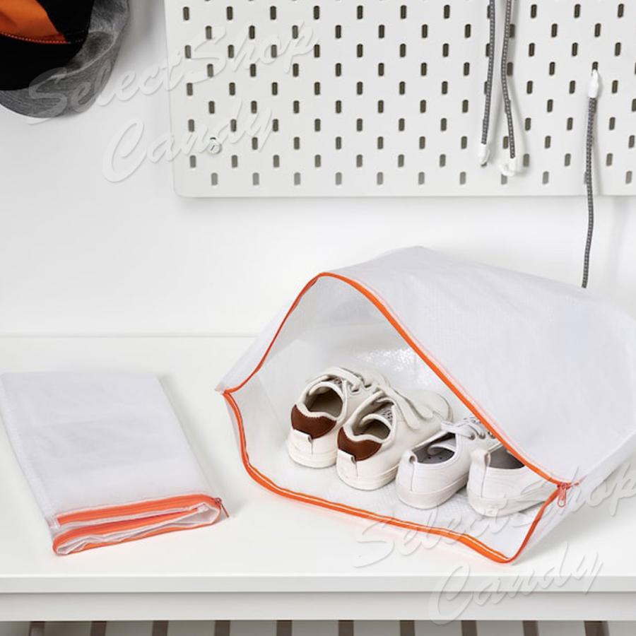 イケア（IKEA） シューズバッグ 収納バッグ シューズ用 靴用 靴収納 靴