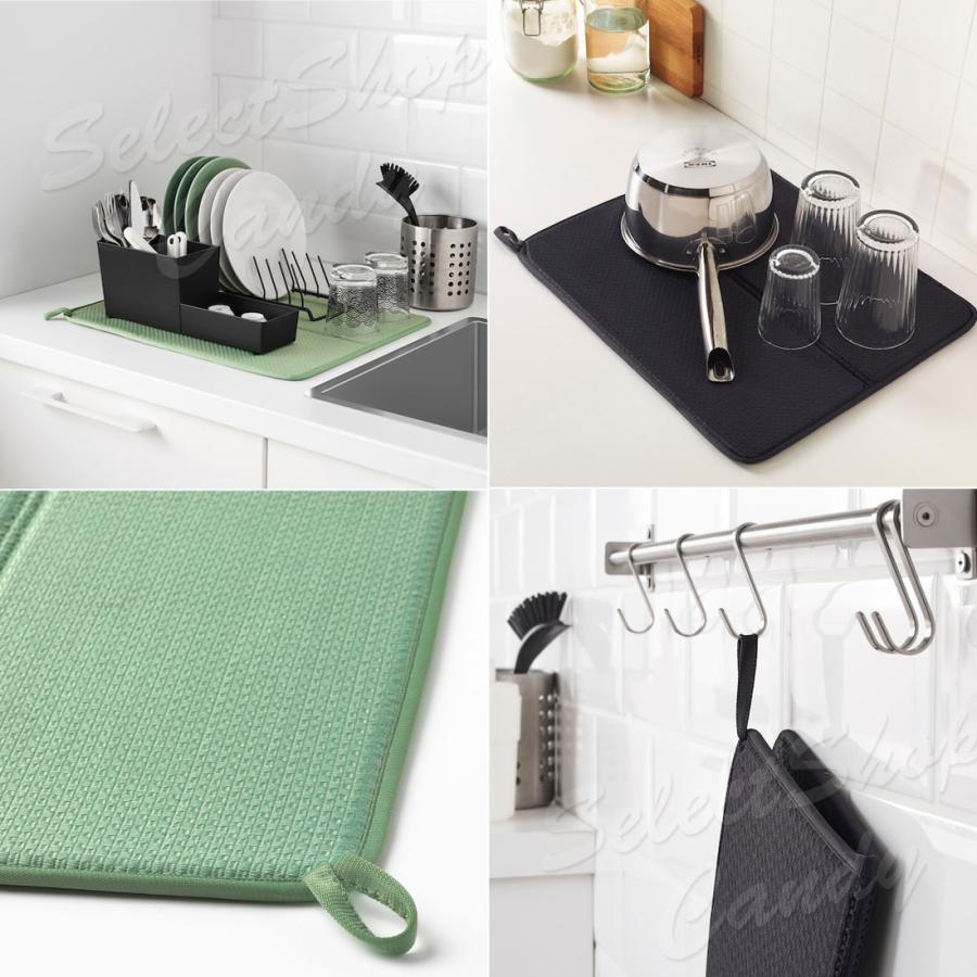 イケア（IKEA） NYSKOLJD ニーショリド 食器用水切りマット 水切り