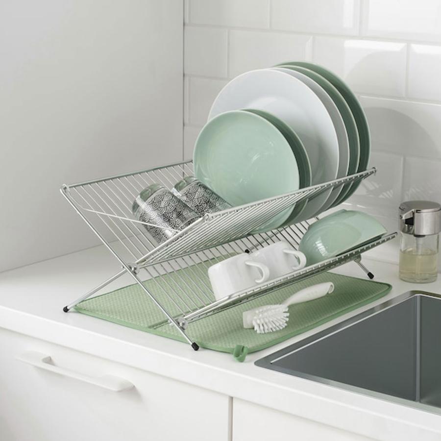 イケア（IKEA） NYSKOLJD ニーショリド 食器用水切りマット 水切り