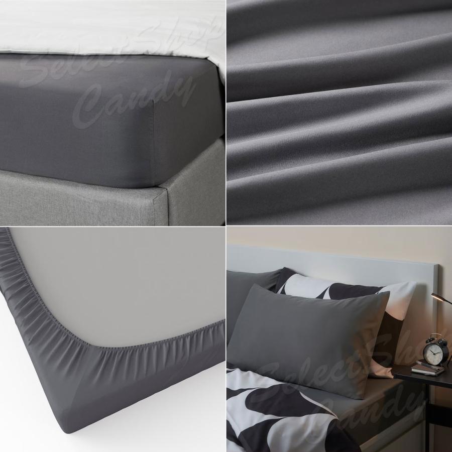 イケア（IKEA） 送料無料 BRUKSVARA ブルクスヴァーラ ボックスシーツ