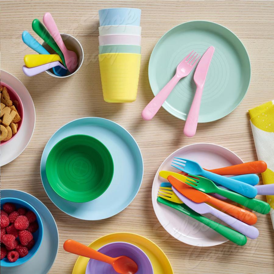 ひで　ガラルヤドン6枚セット イケア（IKEA） カラフル食器 36点セット KALAS カラース 新色 限定