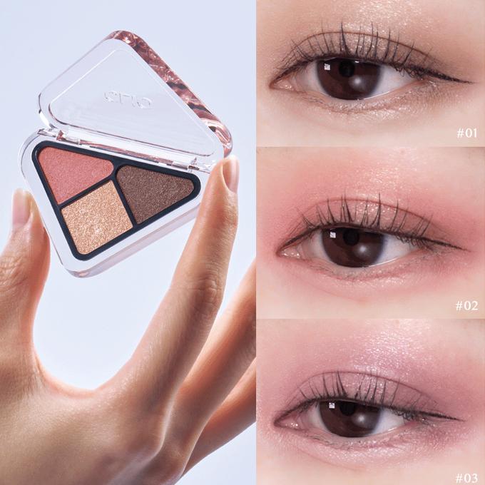 【ポイント5倍UP】韓国コスメ アイシャドウ パレット CLIO クリオ アイシャドウ エッセンシャル シャドウ タップ 全3色 1.5g 3色シャドウパレット アイメイク | CLIO（コスメ） | 04