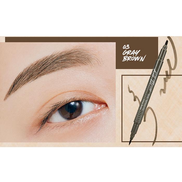 韓国コスメ アイブロウ CLIO クリオ アイブロウ キル ブロウ デュアル タトゥーペン 全3色 ※リムーバー付き 眉ティント 眉マスカラ | CLIO（コスメ） | 08