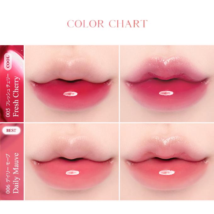 【ポイント5倍UP】韓国コスメ ティント CLIO クリオ リップ ティント クリスタル グラム ティント 3.4g 全12色 Crystal glam tint ツヤリップ クリオ 新作 口紅｜ludiaplus1221｜05