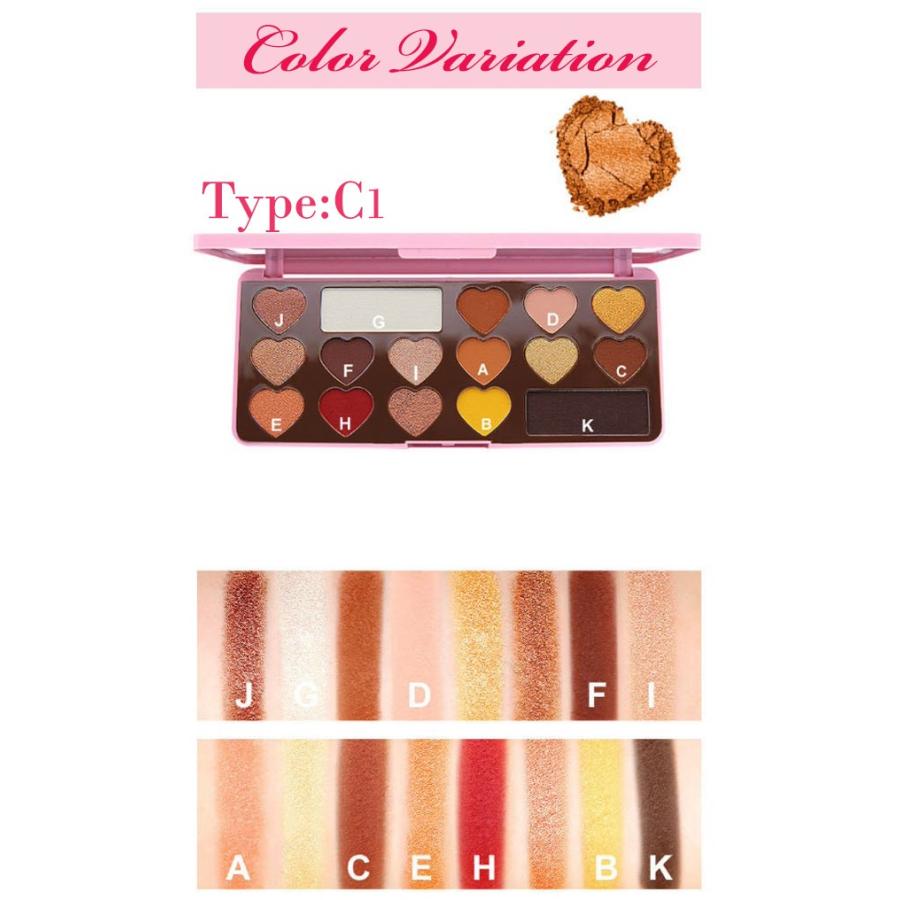 発送日の翌日届く アイシャドウ アイシャドー チョコレート ハートシャドー 16カラー 3タイプ アイシャドウパレット プチプラ Hojo 01 Ludiaplus 通販 Yahoo ショッピング