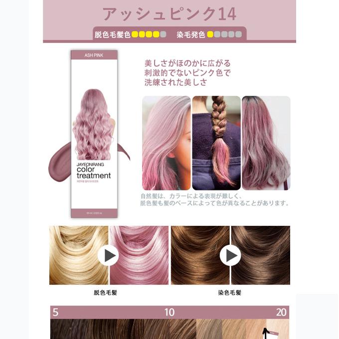ポイント5倍UP】韓国コスメ カラートリートメント ヘアカラー
