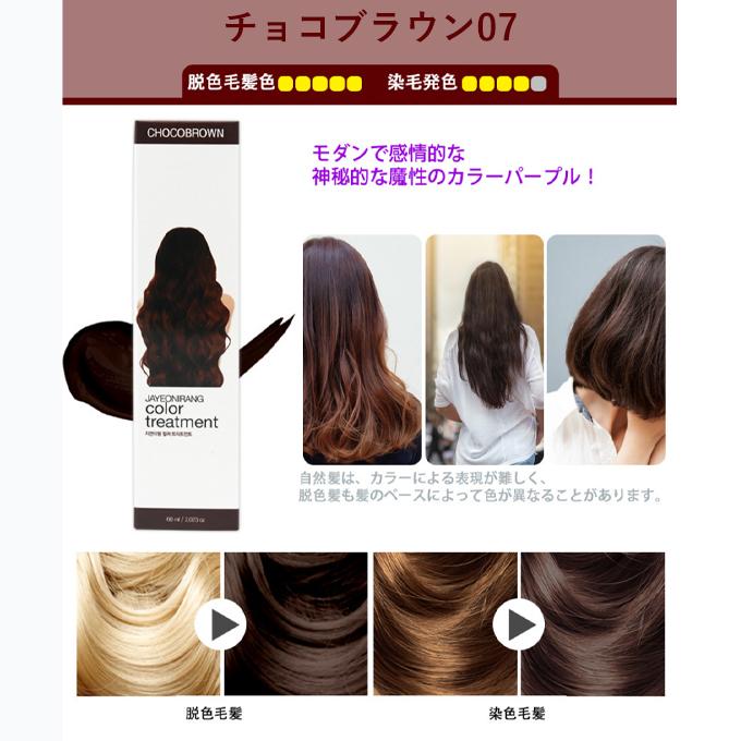 ポイント5倍UP】韓国コスメ カラートリートメント ヘアカラー