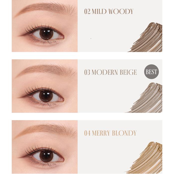 【ポイント5倍UP】★新色追加★ 韓国コスメ アイブロウ ROMAND ロムアンド アイブロウ ハンオール ブロウカラ 全9色 カラー アイブロウ 眉マスカラ カラーブロウ | rom＆nd | 06